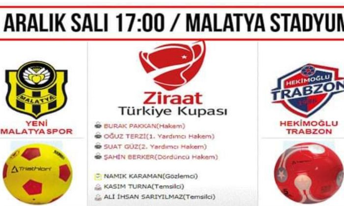 Yeni Malatyaspor Kupada Tur Peşinde