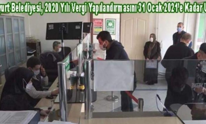 YEŞİLYURT BELEDİYESİ, 2020 YILI VERGİ YAPILANDIRMASINI 31 OCAK 2021’E KADAR UZATTI