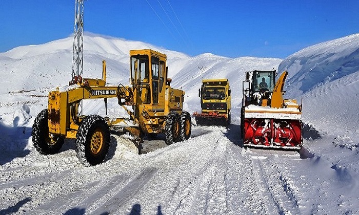 Kardan Dolayı Kapanan Yollar Açılıyor