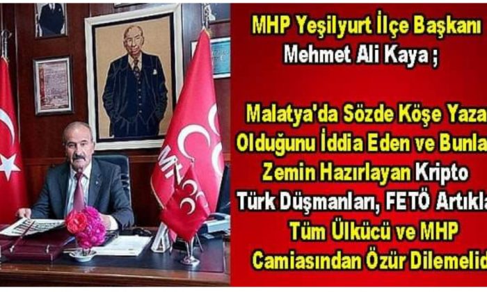Ülkücüleri ve Milliyetçi Hareket Partisini ağzınıza alıp hedef gösteremezsiniz..