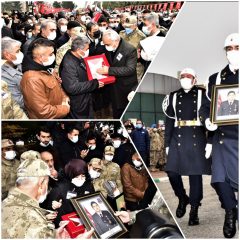 Şehit J. Uzm. Çvş. Çelik Son Yolculuğuna Düzenlenen Törenle Uğurlandı