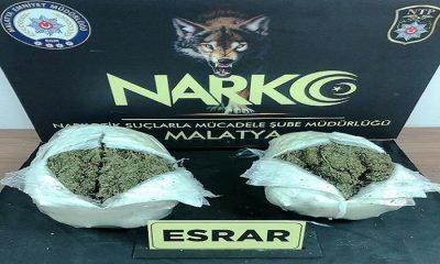 3 Kilo 100 Gr Kubar Esrar Ele Geçirildi