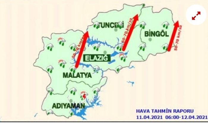 Meteoroloji’den Darende, Kuluncak, Hekimhan, Arapgir ‘e Zirai don uyarısı