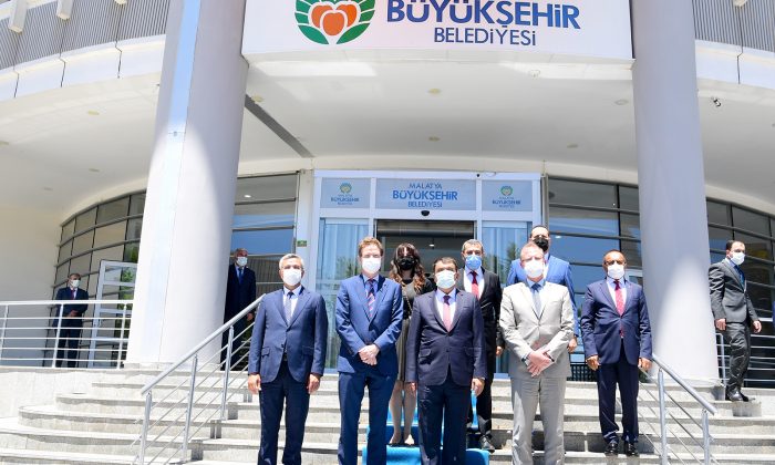 AB Türkiye Delegasyonu Başkanı’nı Makamında ağırlayan Başkan Gürkan