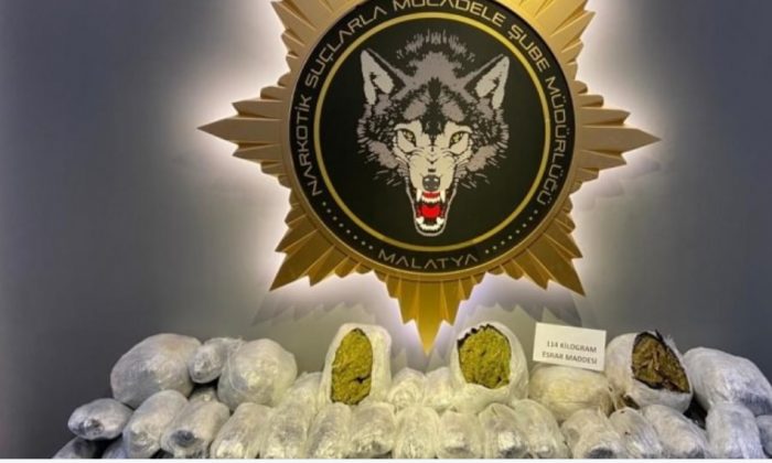 Narkotikten Başarılı Operasyon: 114 Kilo Esrar Ele Geçirildi