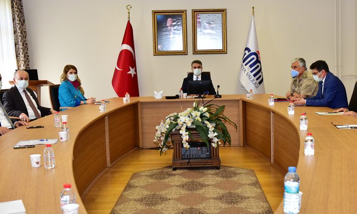 Vali Aydın Baruş Başkanlığında Uyuşturucu ile Mücadele Toplantısı Gerçekleştirildi.