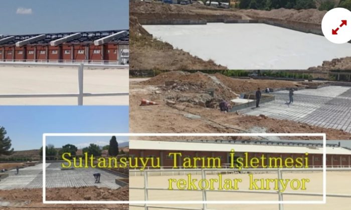Sultansuyu Tarım İşletmesi rekorlar kırıyor