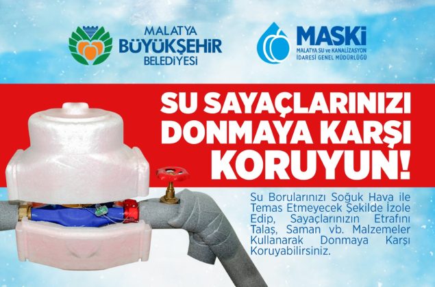 MASKİ, Su Sayaçlarını Donma Tehlikesine Karşı Uyardı