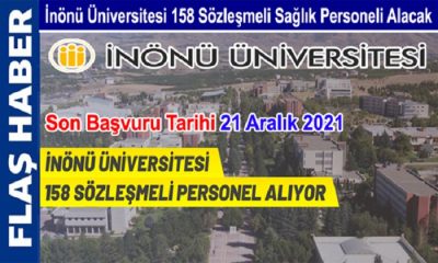 İnönü Üniversitesi 158 Sağlık Personeli Personel Alacak