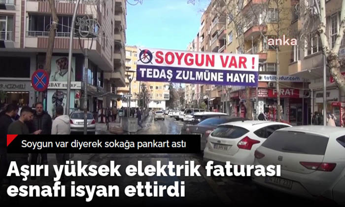Aşırı Yüksek Elektrik Faturası Esnafı İsyan Ettirdi
