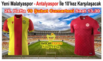 Yeni Malatyaspor’da Tek Hedef Antalyaspor’u Yenip  Seri Galibiyetler Yakalamak