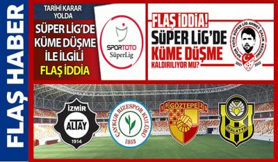 Bu Sezon Süper Lig’de Küme Düşürülme Kesin Olarak Kaldırılacak