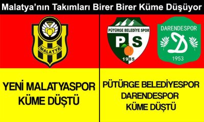 BAL Ligi 3. Bölge 1.Grup’ta  Pütürge  ve Darendespor Amatör  Lig’e  Düştü