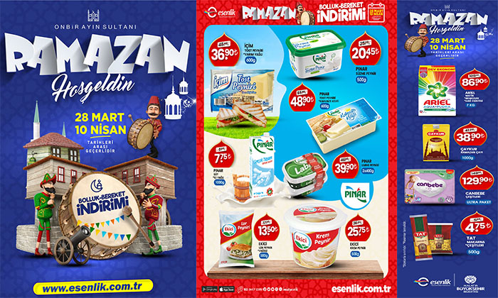 Esenlik Marketlerde Ramazan Ayı İndirimleri Devam Ediyor