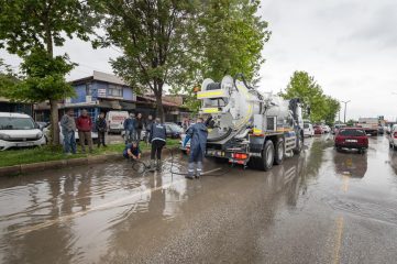 MASKİ Ekipleri, Su Baskınlarına ve Birikintilere Müdahale Ediyor