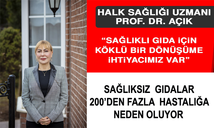 Prof. Dr. Yasemin Açık: “Güvenli ve Besleyici Gıdaya Ulaşmak Giderek Zorlaşıyor”