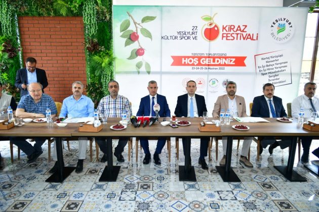 27. Yeşilyurt Kültür, Spor ve Kiraz Festivali Tanıtım Toplantısı Gerçekleştirildi