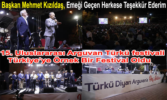 15. Uluslararası Arguvan Türkü festivali Yoğun İlgi Gördü