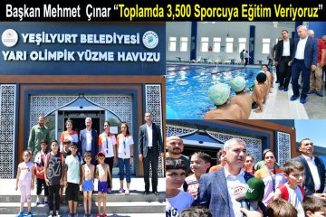 Yeşilyurt Belediye Yaz Spor Okullarında Eğitimler Tüm Hızıyla Devam Ediyor