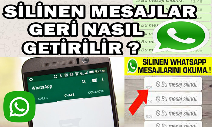 Silinen WhatsApp Mesajlarını Yeniden Nasıl Okuyabiliriz ?
