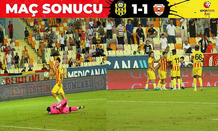 Yeni Malatyaspor  Sahasında Adanaspor  İle 1 – 1 Berabere Kaldı
