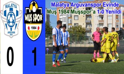 Malatya Arguvanspor Evinde Muş 1984 Muşspor’a 1-0 Yenildi