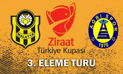 Yeni Malatyaspor  Ziraat Türkiye Kupası 3. Eleme Turunda Ağrı 1970 Spor İle Eşleşti
