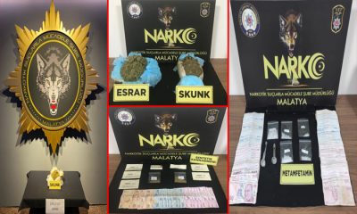 Malatya’da Polis Torbacılara Operasyon Düzenledi, 5 Ayrı Olayda  5 Şüpheli Tutuklandı