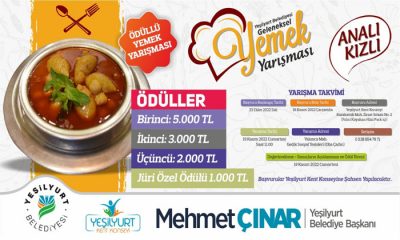 ‘Analı- Kızlı’ Yemeklerin Yarışacağı Ödüllü Geleneksel Yemek Yarışması Düzenleyecek