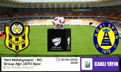 Yeni Malatyaspor Kupa’da 20 Ekim Perşembe Günü Evinde Ağrı 1970 Spor’u Ağırlayacak