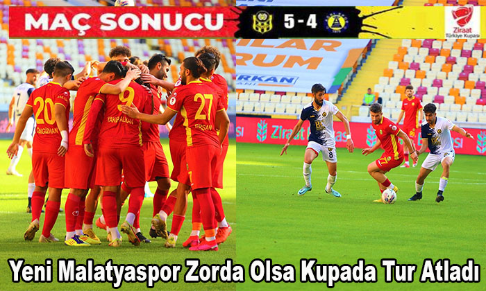 Yeni Malatyaspor Penaltı Atışları Sonucu Kupada Turladı.  MAÇIN  GOLLERİNİ TIKLA İZLE
