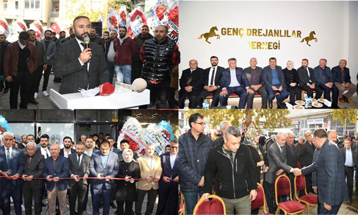 Genç Drejanlılar Yardımlaşma ve Dayanışma Derneği Büro Açılışı Kalabalık Bir Katılımla Yapıldı