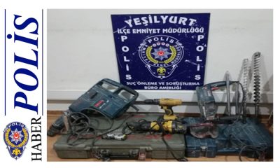 Yeşilyurt’ta Polis 5 Farklı Hırsızlık Olayının Faillerini Çaldıkları Malzemelerle Birlikte Yakaladı