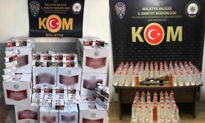 72 Litre Sahte Alkol İle  201,600 Adet Gümrük Kaçağı Bandrolsüz Makaron Ele Geçirildi
