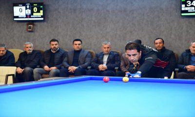 Yeşilyurt Belediyesi 1.Ödüllü 3 Bant Bilardo Şampiyonası Tamamlandı