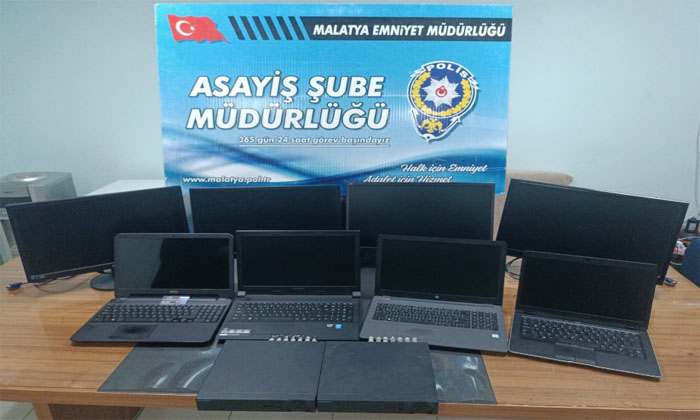 Malatya Geneli 6 Okulda Hırsızlık Yapan Kişi Çaldığı Malzeme İle Birlikte Yakalandı