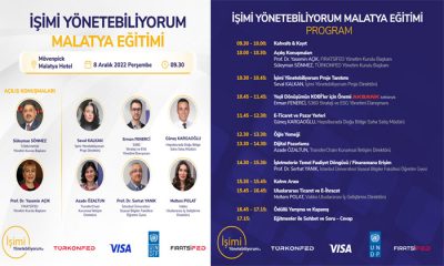 İşimi Yönetebiliyorum Eğitimi 8 Aralık Perşembe Günü Saat 09.30’da Malatya’da  Başlayacak
