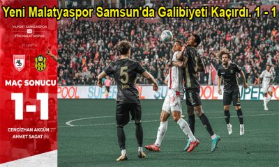 Yeni Malatyaspor Son 5 Maçında 3.cü Beraberliğini Aldı.  1  – 1