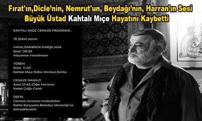 Türk Halk Müziğinin Sevilen İsmi Kahtalı Mıçe  Tedavi Gördüğü Hastanede Yaşamını Yitirdi