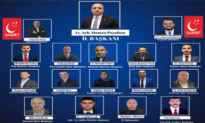 Saadet Partisi Malatya İl Teşkilatında Yeni Yönetiminde Görev Dağılımı Yapıldı