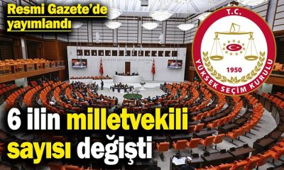 6 İlin Milletvekili Sayısı Değişti! Karar Resmi Gazete’de Yayımlandı￼