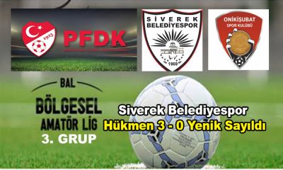 TFF Siverek Belediyespor’u Hükmen 3- 0 Yenik Saydı, Karar Malatya Yeşilyurtspor’u Sevindirdi