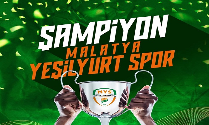 Malatya Yeşilyurtspor  Evinde Sivasgücü’nü 2 – 1 Yenerek Şampiyon Oldu