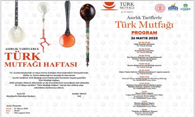 21–27 Mayıs Türk Mutfağı Haftası Malatya’da Çeşitli Etkinliklerle Kutlanıyor