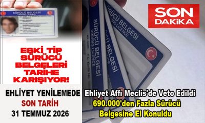 Şimdi 15 Lira Olan Ehliyet İşlemi 31 Temmuz’dan Sonra 7.438 Lira Olacak