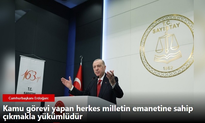 Cumhurbaşkanı Erdoğan: Beytülmalin İstismar Edilmesi Bizim İçin Asla Kabul Edilemez