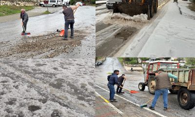 Arapgir’de Şiddetli Dolu  Yağışı ve Ardından Gelen Sel Etkili Oldu