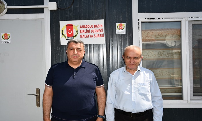 Başkanı Ramazan Özcan, Anadolu Basın Birliği Malatya Şubesini Ziyaret Etti