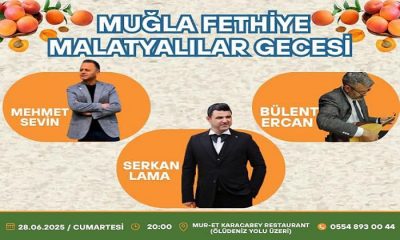 Fethiye  Malatyalılar Derneği 28 Haziran Cumartesi Günü Tanıtım Gecesi Düzenleyecek