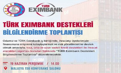 Malatya TSO İle Türk Eximbank İş Birliğinde İhracat Kredisi Atağı
